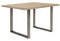 FORTE TABLES Tisch nicht ausziehbar, Holzwerkstoff, Sonoma Eiche, 140 x 74.7 x 90 cm
