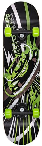 Playlife Skateboard Drift, 31 / 8 - 79cm / 20,5cm, mit 50x36mm 92A Rollen, ABEC 5 Kugellager, art. nr.: 880324