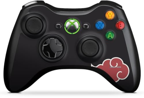 DeinDesign Skin kompatibel mit Microsoft Xbox 360 Controller Folie Sticker Akatsuki Naruto Shippuden Offizielles Lizenzprodukt
