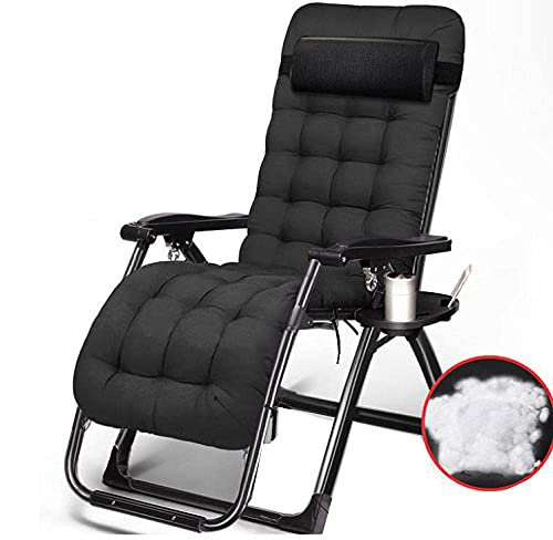 WANWEN Liegende Gartenstühle, verstellbares Camping-Klappbett, Liegestühle, Klappbett, Liege, Terrassenstühle, Klappliege für Pool, Hof, Strand, Rasen-5 Little Surprise