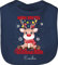 Lätzchen - Geschenke - Mein erstes Weihnachten mit Name personalisiert I Weihnachtsoutfit Baby I 1. Weihnachten - Unisize - Navy Blau - christmas my latz weihnachts first laetzchen weihnachtliche