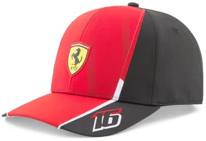 PUMA Scuderia Ferrari - Cappellino da Bambino 2023 Charles Leclerc - Rosso - Unisex - Taglia: Unica (701223368)