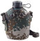1L Edelstahl Feldflasche Wasserflasche Armee Militär Kochgeschirr Überleben Trinkflasche - 7.6 * 4.7 * 9 in,B