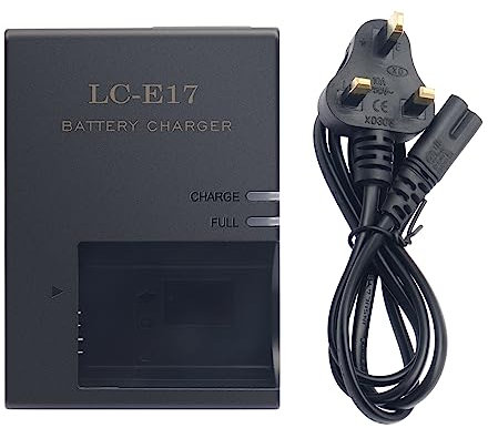 LP-E17 Cameras Charger for Canon LC-E17 LC-E17C Battery for Canon EOS Rebel T7i T6i T6s SL3 SL2 77D 9000D 8000D 800D 850D 760D 750D 200D M6 M6 Mark II M5 M3 Kiss X8i RP R10 Digital SLR