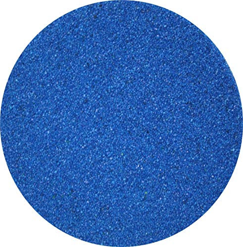 Farbsand Dekosand Blau 10 kg - Bastelsand Wetterfest Perlsand 0,5-1mm (EUR 1,49/ kg)