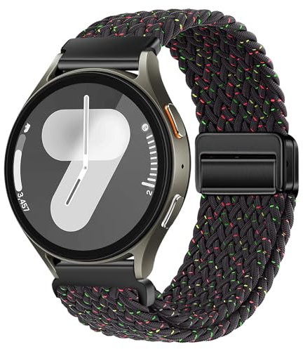 XMUXI 20mm Watch Straps Compatible with Samsung Galaxy Watch 7/6/5/4/6 Classic/5 Pro/4 Classic/Huawei GT2/GT3 42mm Watch Strap, Quick Release Vivoactive 6 Sport Straps Nylon for Women Men