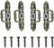 WenTigDY 4 Stück Antiker Stil Möbelgriffe Schrank Griff Schubladengriff Zinklegierung Retro Dekorative Türgriff mit Schrauben Retro Cupboard Handles Drawer für Schublade, Tür, Schränke