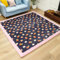 Single tree forest Kinderteppich - 2.5cm Verdickung Korallen Samt Teppich, für Kinderzimmer, Spielzimmer, Babyzimmer-Pink Orange-150 * 180cm
