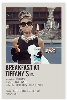 Audrey Hepburn Poster 51, Leinwand-Poster, Wandkunst, Dekor, Bild, Gemälde für Wohnzimmer, Schlafzimmer, Dekoration, ungerahmt, 30 x 45 cm