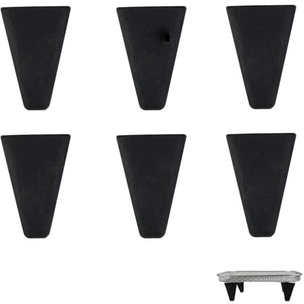 JJunLiM 6PCS Silicone feet to Increase The Height of Your air Fryer Rack,Food Grade Silicone Feets for Dehydrator Racks for Gowise Phillips USA Cozyna Ninja Airfryer,Oven,Press Cooker