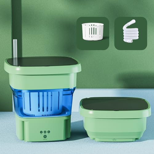 TEMU-SC 20L Lavatrice portatile, Mini lavatrice portatile, Lavatrice da campeggio per Casa/Viaggio/Campeggio/Dormitorio/Vestiti per Bambini/Calzini/Biancheria Intima[Energy Class A]