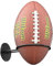 Ball Display Holder Wall Mount: Black Storage Rack for Basketball, Rugby, Soccer, Football, Baseball Room Decor - Boys Sports Accessories Organizer