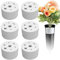 6pcs Inserti del vaso di cimitero, supporto per fiori di plastica per cimitero rotondo 7 fori cimitero Inserti tomba Inserti porta floreale tomba riutilizzabile, mantenendo bouquet in posizione 2.2