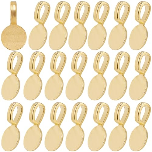 SOFPLATE 1 Box 120 Stück Zum Aufkleben Gold Cabochon Anhänger Anhänger Rund Legierung Tibetischer Stil Flaches Pad Halsketten Anhänger Blanke Fassungen Basis Schmuckanhänger Anhänger Für Schmuckherste