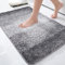 DUNSOO Tapis De Bain Antidérapant,Tapis Salle Bain Moelleux en Microfibre Absorbant Lavable en Machine pour Salle de Bain,Cuisine