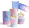 Muffin Papierförmchen, 100 Stück, Rot und Blau Cupcake Wrapper, Muffin Förmchen Papier, für Halloween, Geburtstage, Hochzeiten, Partys (Sternenklarer Himmel)