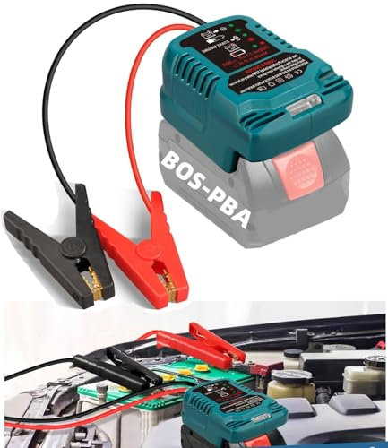 Auto Starthilfe Powerbank Adapter für Bosch PBA Akku,Starthilfegeräte für Autobatterien,Jump Starter Auto,12V Tragbarer Batterie Booster Adapter,Auto Safe Batteriestarter(Batterie Nicht inbegriffen)