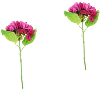 PRETYZOOM 2st Bouquet Künstliche Blumen Dekorative Kunstblumen Für Den Haushalt Selber Machen Romantischer Brautstrauß Blumenstrauß Aus Seide Hortensien- Hochzeitsstrauß Eisen
