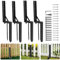 Fence Post Repair Spike 4 Pack - Heavy Duty Ground Spike for Tilted or Broken Wooden Fence Posts, Durable Fence Post Support for Secure Garden Fencing