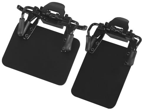 MiOYOOW Patchss pour Lunettes de Tir 3×4cm, 2 Pcs Patchs Lunettes se Tir à l'arc Rotatives à 180 °, Patchs Tir Légers Résine Standard International, pour Tir de Vue Aide à la Cible