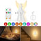 WOBANE Luz Nocturna Infantil Recargable, Lampara Quitamiedos con Mando a Distancia Temporizador, 18 Colores Regulable Luz de Noche con Sensor, Regalo para Niños Navidad
