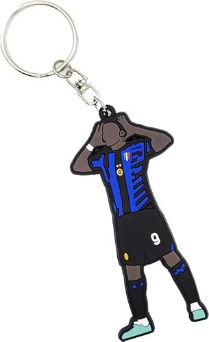 Shop and Solve Portachiavi CELEBRATIVO con Scudetto e stelle super rifinito 8cm maglia neroazzurra idea regalo per tifosi LIMITED EDITION (Marcus)