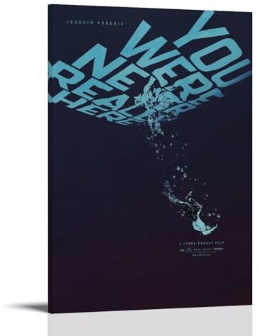 LaFegoude You Were Never Really Here Movie Poster Dekorative Malerei Leinwand Wandkunst Wohnzimmer Poster Schlafzimmer Malerei,Wandkunst Bilddruck Moderne Familienzimmer Dekor 16x24inch(40x60cm)