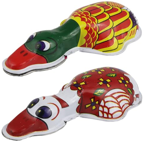 Freak Scene Blechspielzeug Knack Ente Klicker Blechtier Blechente Set