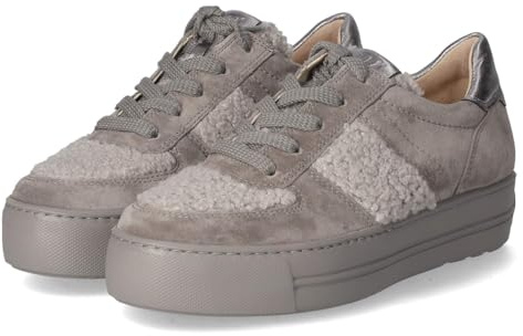 Paul Green 5487-00 Schnürhalbschuh Rauleder Damen in grau