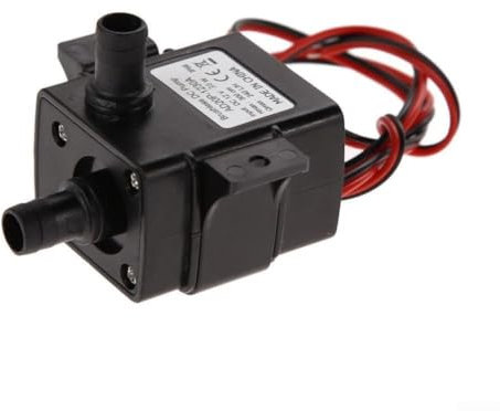 Pompe de circulation d'eau intérieure 12 V DC Moteur 240 l/h Fonctionnement silencieux avec support pour aquarium, fontaine, étang de jardin