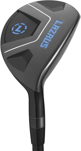 LAZRUS GOLF Premium Hybrid Golfschläger für Herren – 2, 3, 4, 5, 6, 7, 8, 9, PW Rechtshänder & Linkshänder, Graphit-Schäfte, Regular Flex (GW, RHB, SR)