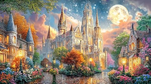 Kölner Dom Puzzle 1000 Teile Extrem Schwer Herausforderndes Spiel Recyclingpapier für Erwachsene und Kinder ab 12 Jahren 70x50/1000 Teile