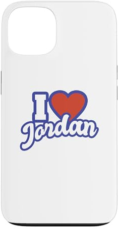 I Love Jordan Case for iPhone 13