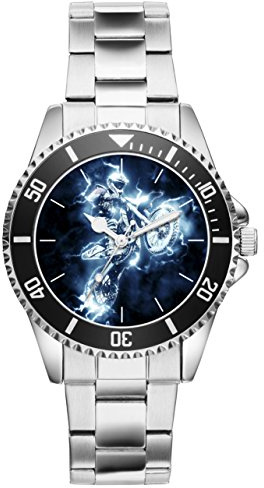 KIESENBERG Geschenk für Motocross Motorrad Enduro Fans Fahrer Uhr 6185