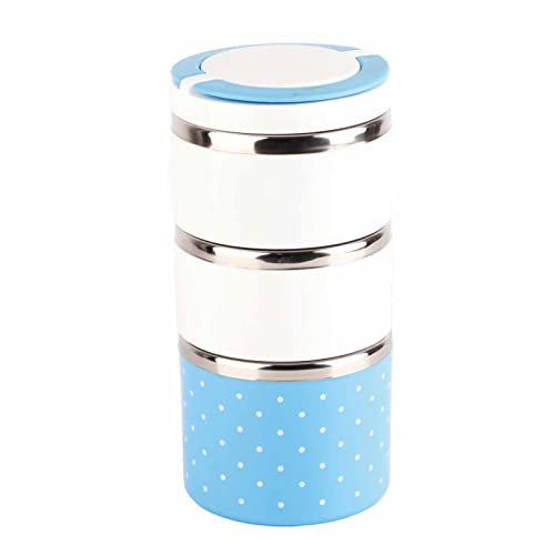 lunchbox thermo,Thermo Lunchbox Edelstahl Isolierung,1/2/3 Layer Tragbare Isoliert Thermal Box Auslaufsicher Insulated Lunch Box Foodbehälter Warmhaltebox Mit Griff Für Kinder