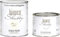 SHABBY Kreidefarbe & Cera Professional - Shabby Chic (1 Liter), weiß + Neutralwachs (500 ml)