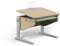 moll Winner Compact Comfort Kinderschreibtisch höhenverstellbar | mitwachsend & ergonomisch mit neigbarer Tischplatte & gerundeten Ecken | Schreibtisch ideal für Schulkinder | Made in Germany