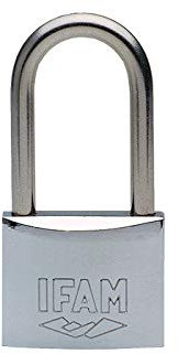 CANDADO IFAM INOX ARCO LARGO BLISTER 50 MM