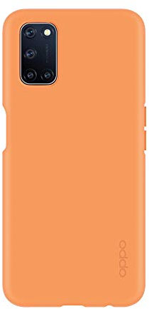 OPPO Coque de Protection Orange en Silicone A72