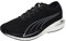 PUMA Mens Nitro Running Shoes Black White