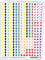 Kalender Sticker, Aufkleber Mülltonne Set - 560 Sticker für Kalender | Mülltonnen, Geburtstag, Urlaub, Arzt & wichtige Termine hervorheben | Optimal für Müllkalender, Familienkalender