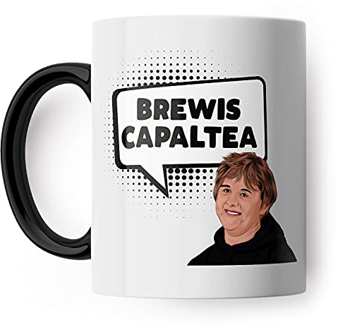 Silly Sentiments Brewis Capaltea Mug - STXM0217W - for Colleague's Birthday and Leaving Gift - Funny Lewis Capaldi Novelty Gifts for Friends - Office Accessories - Dishwasher Safe