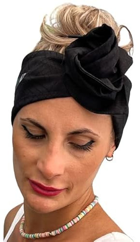 Fascia capelli BANDANASARTE con ferretto modellabile,100% cotone pregiato