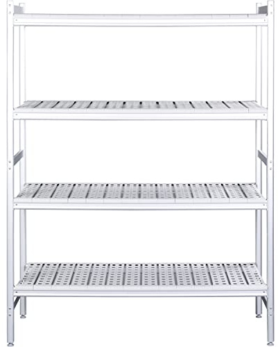 Saro Alu- Regalboden mit Kunstoffrosten 475x1062mm