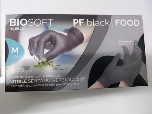 Guanti In Nitrile Black Food 100 Pz. Ho.Re.Ca Tg. XL