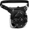 Steampunk-Hüfttasche, Gürteltasche, modisch, Gothic-Stil, Leder, Schultertasche, Messenger-Taschen, Oberschenkel, Bein, Hüftholster, Geldbörse, Reisetasche, Wandern, Sport, Schwarz 140, Medium