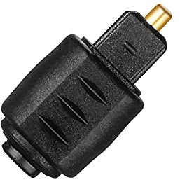 N+B Nuevo Mini Adaptador de Audio óptico Conector de Conector Hembra de 3,5 mm a Toslink Digital Macho