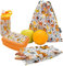 NERTHUS FIH 988 SET Botella Tritan + Lunchbox + Bolsa Bocadillo + Mochila Leones