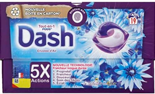 Dash Dash Pods Coll. 19D Envolee D Air, La boîte de 19 capsules