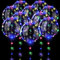 Ballons Lumineux 10 PCS Ballons d'hélium LED 24 Pouces Transparent Lumineuse Ballons Bobo avec LED Chaîne Lumière und 10 PCS rose Ballons pour Noël, Mariage, Fête, Soirée, Anniversaire, Party